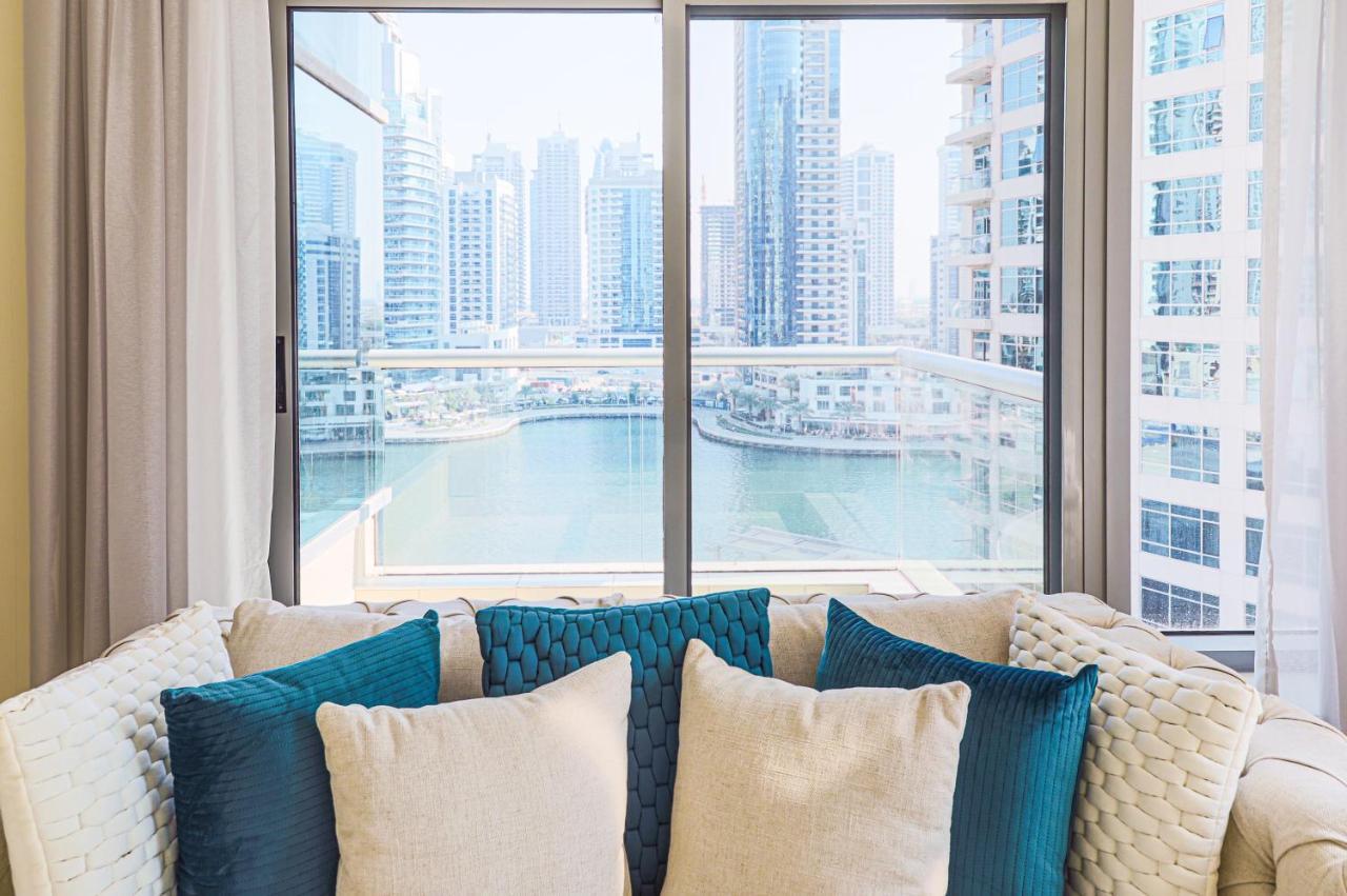 Nasma Luxury Stays - Pastel-Colored Apt With Jaw-Dropping Marina Views Dubai Exterior foto